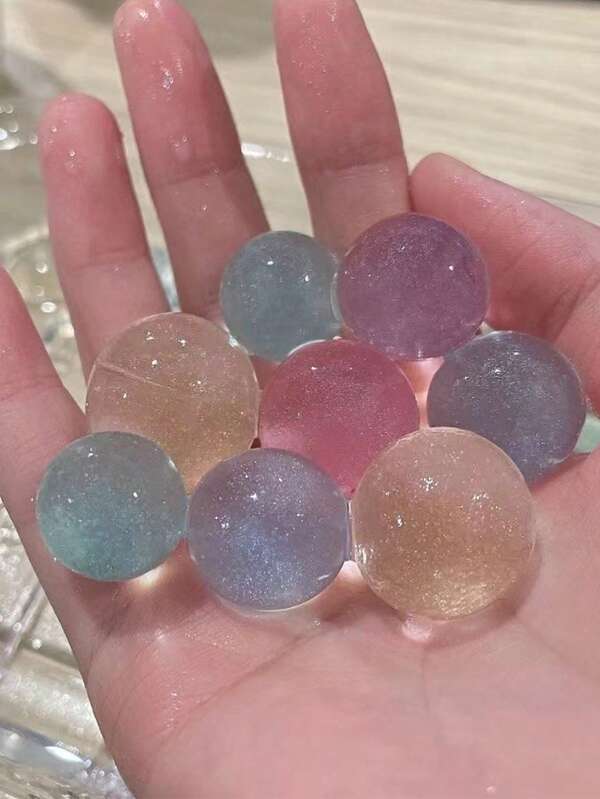 1000pcs Rainbow Water Gel Beads For Vase Filler, Candle Holder, Wedding Centerpiece Decoration, Flower Arrangement, Home Decor, Party Gifts