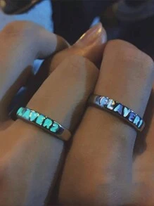 時尚流行男士不銹鋼簡約圈形耳環，適合珠寶禮物和時尚外觀 - 銀色 - 查看 4