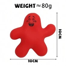 1pc Red Star-Shaped Stress Relief Toy - Red - View 7