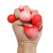 1pc Red Star-Shaped Stress Relief Toy - Red - View 6