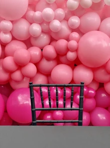 Decorative Balloons - Màu Hồng Tươi - Xem 4