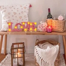 1個情人節愛心led霓虹燈,用於浪漫求婚和裝飾 - 紅色 - 查看 3