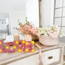 1個情人節愛心led霓虹燈,用於浪漫求婚和裝飾 - 紅色 - 查看 6