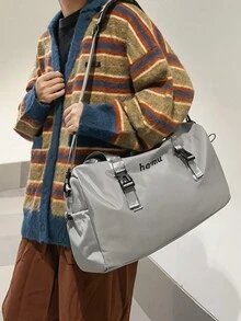 旅行包: 男士手提包,女士商務旅行,大型旅行包,運動健身單肩斜挎包,旅行包旅行套裝,旅行用品整理包,旅行必備品,旅行配件 - 灰色 - 查看 3