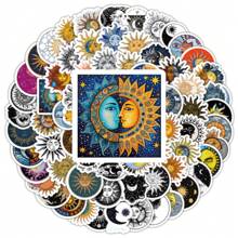 100pcs Gothic Style Aesthetic Art Cartoon Stickers Ins Style Material Pattern Painting For Glass Cup, Notebook, Phone Case, Luggage, Refrigerator, Computer,Etc. Diy Graffiti,Waterproof, Self-Adhesive Sticker - Multicolor - View 7