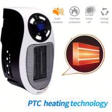 Calentador Eléctrico Portátil Mini, Calentamiento Rápido Para El Hogar Y La Oficina - Blanco - Ver 3