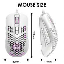 383 Wired Computer Mouse-White - White - View 7