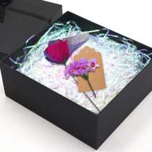 108g Rainbow Color Shredded Paper Gift Basket Filling, Decorative Gift Box Stuffing, Sparkling Paper Fillers For Diy Packaging - Multicolor - View 1