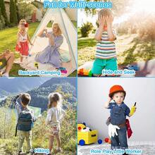 兒童對講機 3 英里、2 向兒童無線電玩具,帶背光 Lcd 手電筒,送給女孩和男孩的聖誕或生日禮物,不含電池 - 粉色 - 查看 4