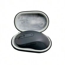 Tough Travel Carrying Case For   Signature M650L Left Wireless Mouse Shockproof Waterproof  Mouse Travel Protective Case(Large Size,Case Only) - Black - View 1