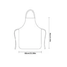 Personalized Gold Letter Printed Kitchen Apron, Oil-Proof Apron For Home Use - N - View 2