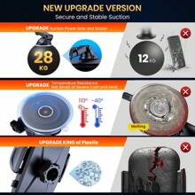 Suport suport pentru telefon TOPK pentru montaj auto Suport telefon mobil auto Suport auto compatibil cu iPhone Suport universal pentru bord Se potrivește pentru toate telefoanele inteligente - Negru - Vizualizare 6