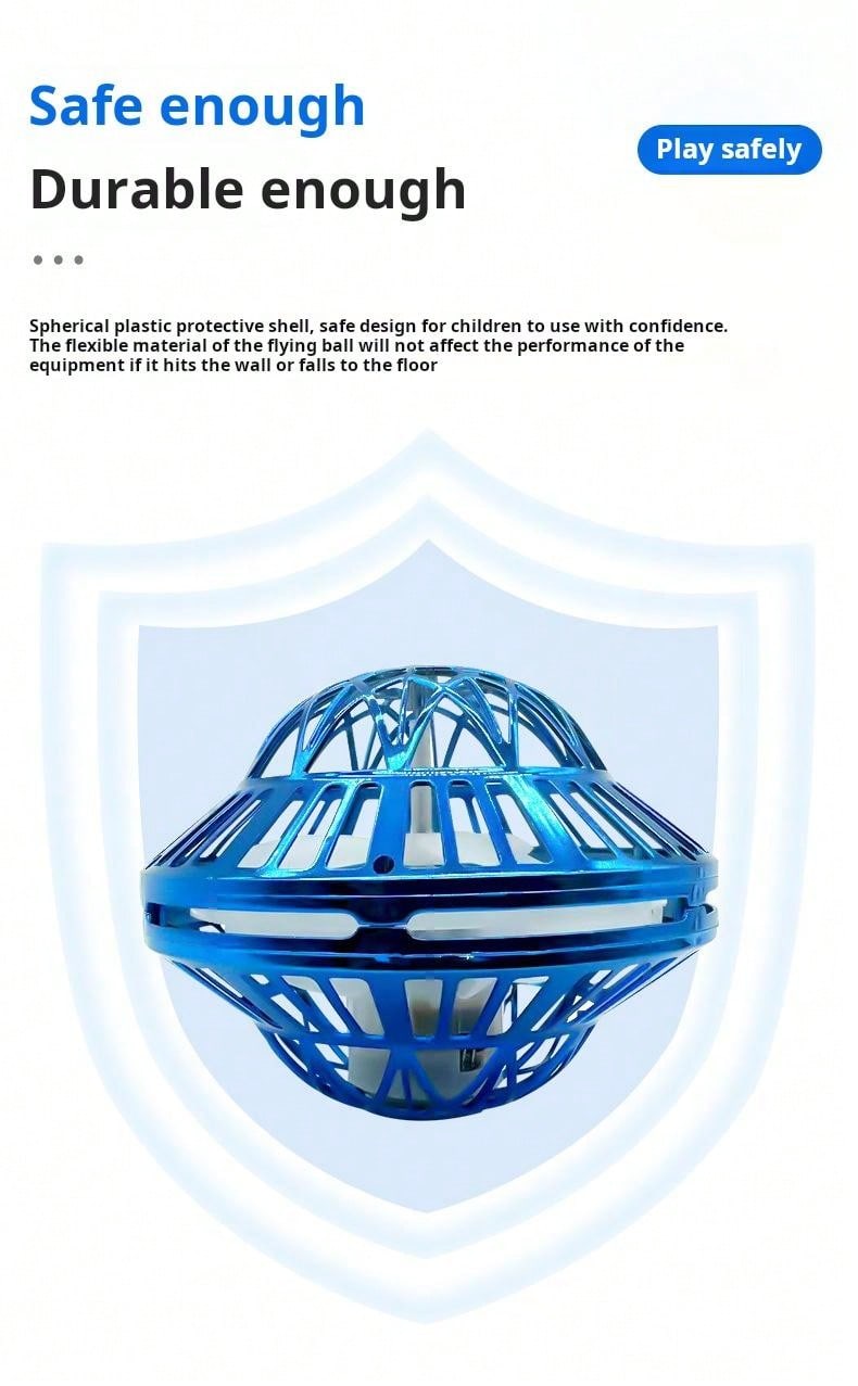 UFO Spin Ball Intelligent Sensing Suspended UFO Cool Light Gyroscope