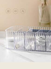 桌面多格線槽盒,用於數據/電話/電源線管理 - 彩色 - 查看 3