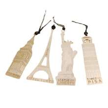 Creative Decoration European Vintage Eiffel Tower Shaped Ornament, Can Be Used As Keychain Or Bookmark, Full Of High-End Feeling - Multicolor - View 7