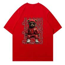 Men T-Shirts - 紅色 - 查看 1