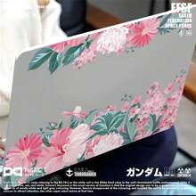 Cartoon Floral Pattern Laptop Case Compatible With Macbook/Microsoft Laptop - Lilac Purple - View 9
