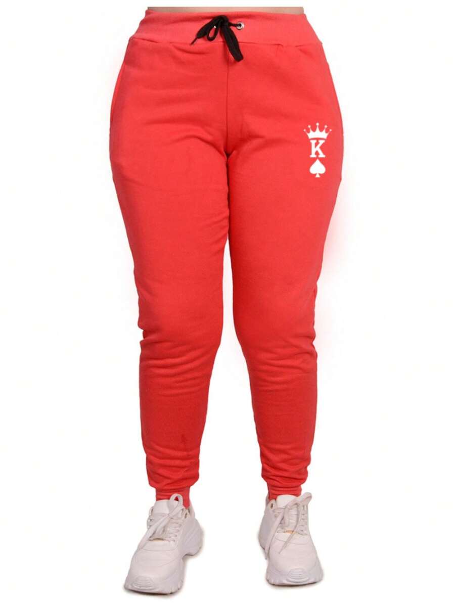 Women Sweatpants - Đỏ - Xem 1