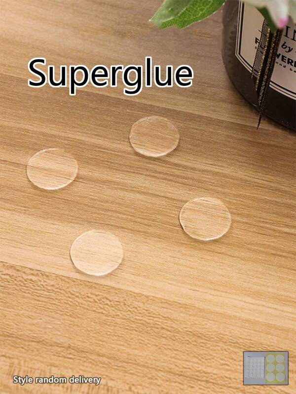 Strong Acrylic Double-sided Tape, Plant Design Double-sided Tape, Picture Hanging Double-sided Tape, Diy Double-sided Tape, Study Double-sided Tape, Household Double-sided Tape, Clear Round Acrylic Double-sided Tape, Traceless Removable Nano Gel Pads, 10mm/15mm/20mm/30mm For Wedding Decoration And Balloons