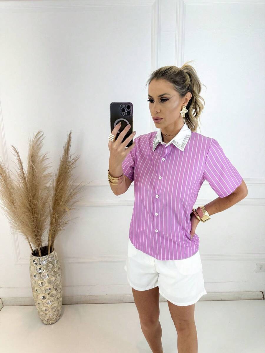 Women Blouses - Hồng - Xem 1