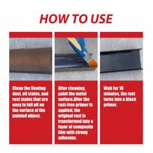 1pc/100g Metal Paint Anti-Rust And Rust Conversion Coating Primer With Brush For Radiator Refurbishment And Anti-Corrosion - Multicolor - View 6