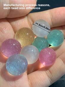1000pcs Rainbow Water Gel Beads For Vase Filler, Candle Holder, Wedding Centerpiece Decoration, Flower Arrangement, Home Decor, Party Gifts