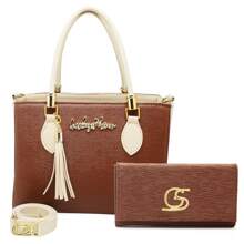 Multicolored Women's Bag Kit With Gaby Show Wallet - 鏽棕色 - 查看 1