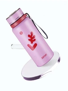 1入組800毫升/27.05盎司304不銹鋼真空保溫瓶,配茶和咖啡過濾器,雙層防漏大容量攜帶式手提水壺,適用於騎行,背包,辦公室或汽車,學校,派對,露營,徒步旅行等,男女兒童禮物,生日,聖誕節,禮品盒包裝 - 紫色 - 查看 1