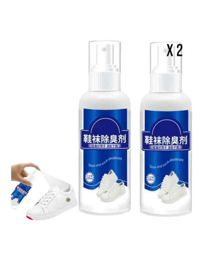Desodorante Para Zapatos Y Tenis Spray Multifuncional 2 Pzas