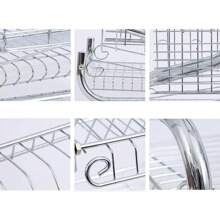 Dish Drainer Dishes Sink Stainless Steel