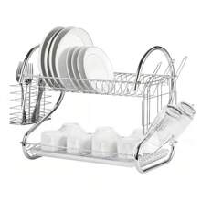 Dish Drainer Dishes Sink Stainless Steel