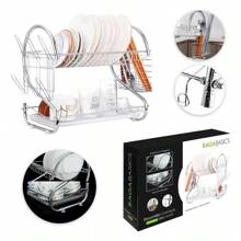 Dish Drainer Dishes Sink Stainless Steel