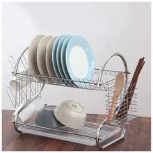 Dish Drainer Dishes Sink Stainless Steel