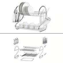 Dish Drainer Dishes Sink Stainless Steel