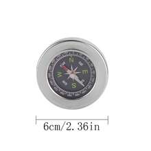 1個不鏽鋼中文和英文北南箭頭胸針 - 銀色 - 查看 5