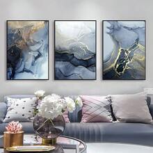 3入組無框抽象牆面裝飾,客廳臥室牆面畫,抽象水墨畫牆面藝術品掛圖,辦公室裝飾 - 彩色 - 查看 6