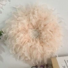 (50/100/150/200cm) Natural Turkey Feather With 10-15cm Trim/Diy Feather Material - Multicolor100cm - View 1