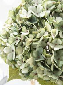 1支/3支仿真绣球花束，假花植物，房间装饰，秋季装饰，花园秋季装饰，餐桌摆件，生日派对装饰，婚礼花束，新娘花束，家居装饰，餐厅，卧室，窗台装饰，花瓶装饰，情人节礼物，新年装饰，户外花园，返校季，情人节，毕业礼物 - 薄荷綠 - 查看 3