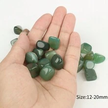 50 克盒装滚磨抛光水晶不对称虎眼石英紫水晶天然石 8-20 毫米冥想平衡能量石 - 50grams Boxed Stone Without Hole - 查看 13