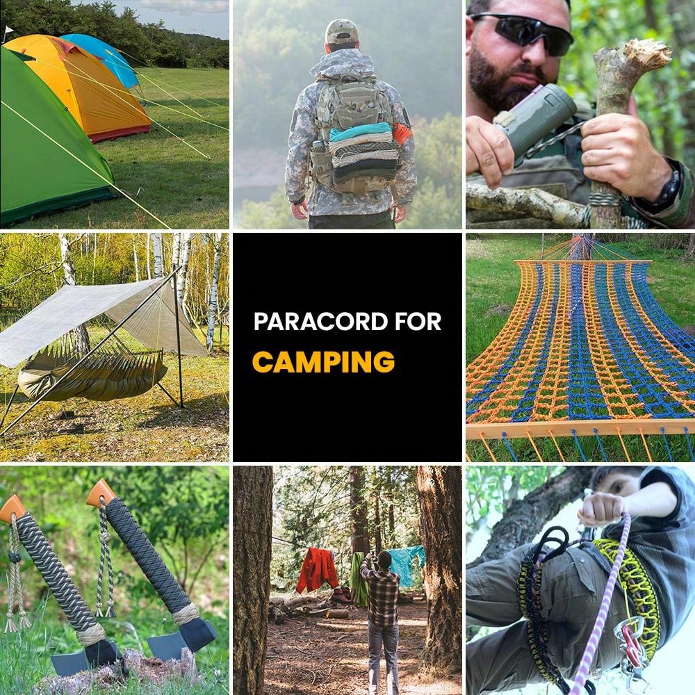 100 Nylon Rope 7 Strand 4mm 50ft 100ft Type III Parachute Cord 550 For