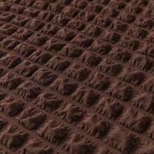 1 件彈性沙發套,易於安裝帶裙邊的沙發沙發套,耐用可水洗通用高彈性家具保護套 1/2/3/4 座 - 咖啡棕 - 查看 5