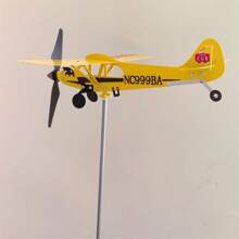 1 bộ cánh quạt gió máy bay ngoài trời, cánh quạt gió máy bay, sân vườn bằng kim loại - Màu vàng - Xem 8