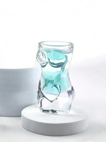 1 pièce Verre à Liqueur de Forme Corporelle, Style Aléatoire, Convient Pour les Repas de Famille et Usage Quotidien!, Cadeau Pour Père