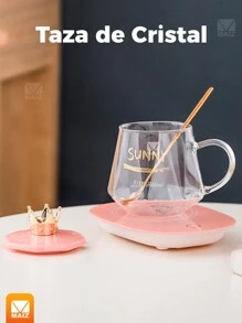 Taza de Cristal con Calentador Portátil Rey - Verde - Ver 2