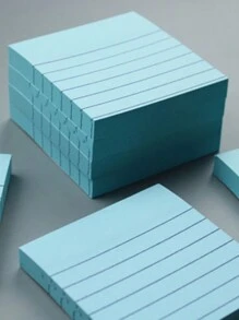 Bộ Đầy màu sắc Ghi chú dính Với Đường lưới & Keo dán , 76mm X 76mm - Màu 76x76mm có đường kẻ ngang - Xem 6