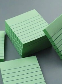 Bộ Đầy màu sắc Ghi chú dính Với Đường lưới & Keo dán , 76mm X 76mm - Màu 76x76mm có đường kẻ ngang - Xem 5