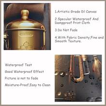 1入組無框帆布印花,帆布海報,印刷畫,藍髮,爆炸頭,個性女性,帆布牆藝術,現代家居牆飾,牆藝家飾 - 彩色 - 查看 5