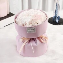 1束人造花束粉色康乃馨永恆花生日/情人節/母親節/感恩節/聖誕節/新年禮物 - 彩色 - 查看 6