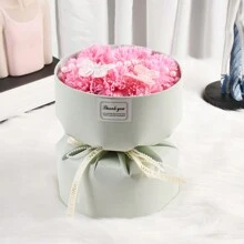 1束人造花束粉色康乃馨永恆花生日/情人節/母親節/感恩節/聖誕節/新年禮物 - 彩色 - 查看 7