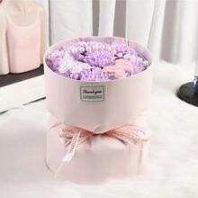 1束人造花束粉色康乃馨永恆花生日/情人節/母親節/感恩節/聖誕節/新年禮物 - 彩色 - 查看 8